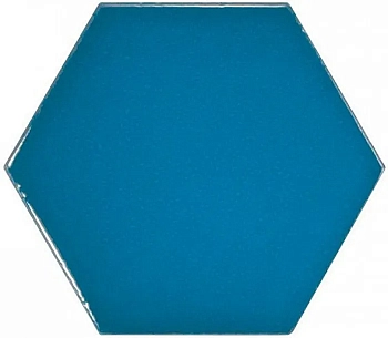 Напольная Scale Hexagon Electric Blue 10.7x12.4